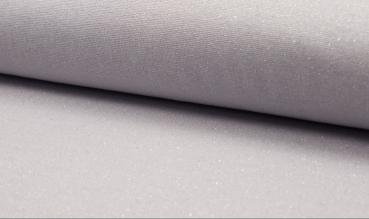 Bündchen - Schlauch - hellgrau/silber Lurex